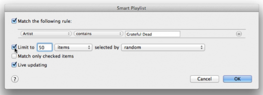 iTunes Smart Playlists