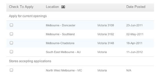 Apple job listing North West Melbourne store planned Macworld Australia