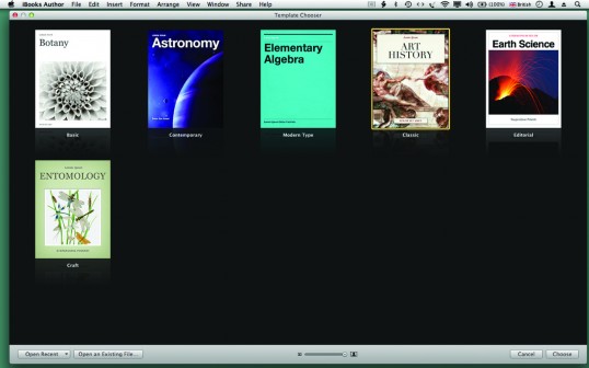 Step 1 Masterclass create a multimedia iBook