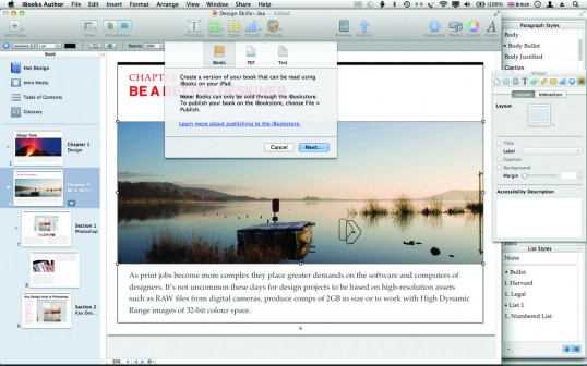 Step 14 Masterclass create a multimedia iBook