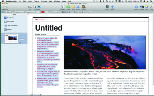 Step 3 Masterclass create a multimedia iBook